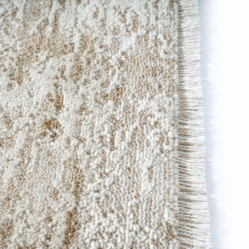Kurzflor-Teppich Distressed Marmoroptik - Polypropylen-Polyester-Mix, 8 mm Gesamthöhe