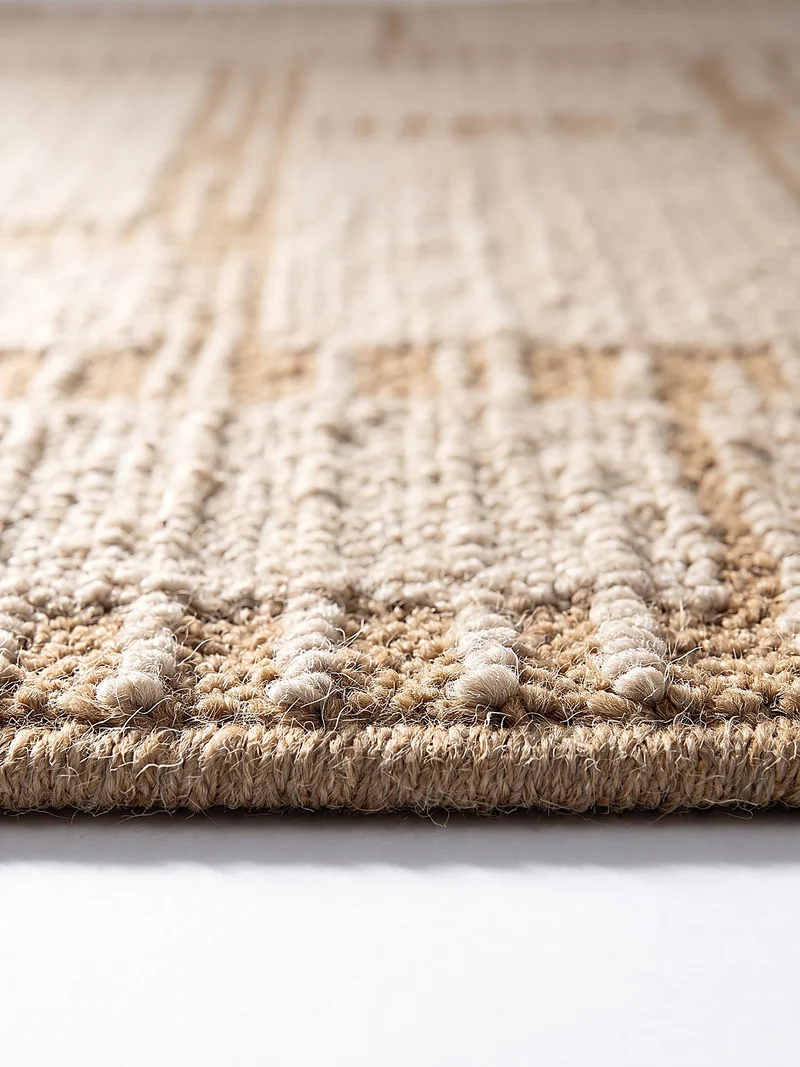 Wollteppich Bouclé-Struktur · handgetuftet · 12 mm Flor, 3.300 g/m²
