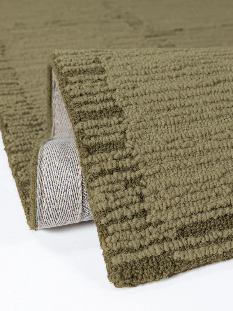 Wollteppich Bouclé-Struktur · handgetuftet · 12 mm Flor, 3.300 g/m²