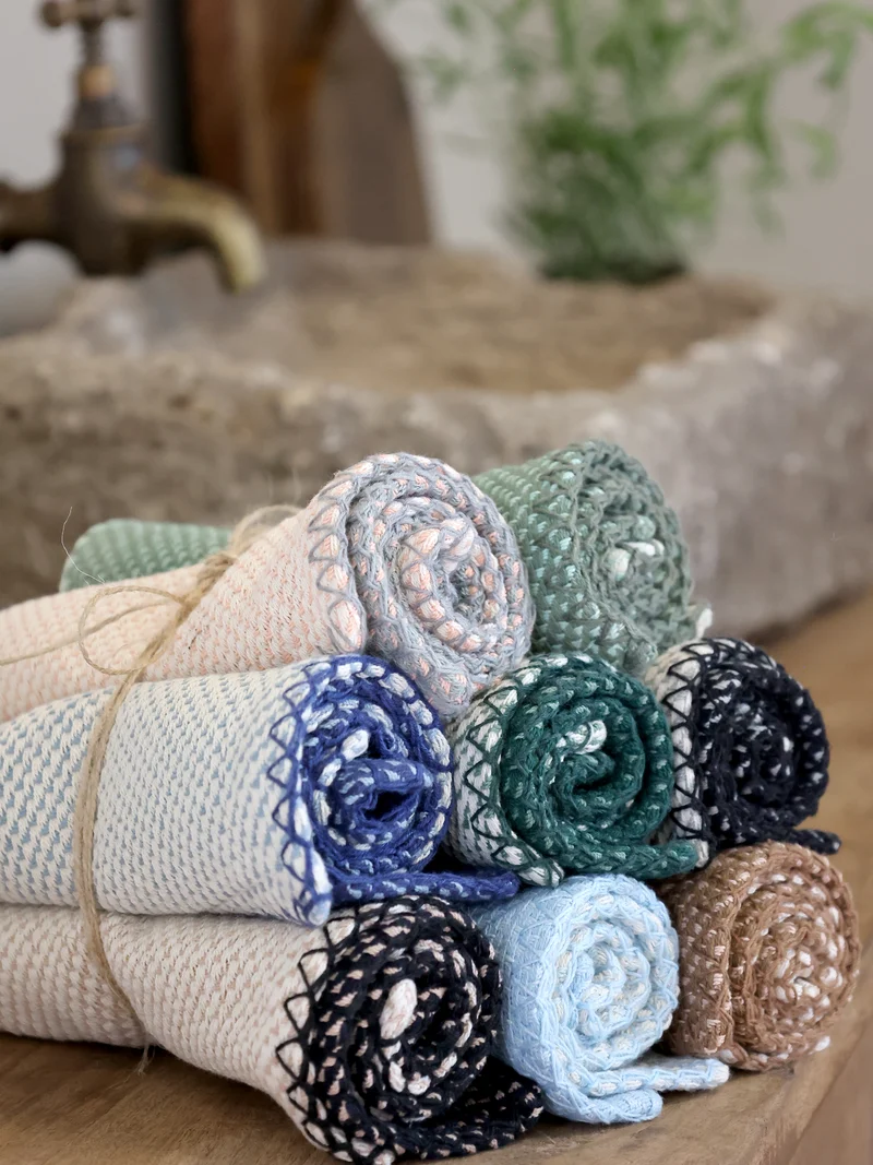 Chic Antique Aix Spültuch Verte & Olive jacquardgewebt