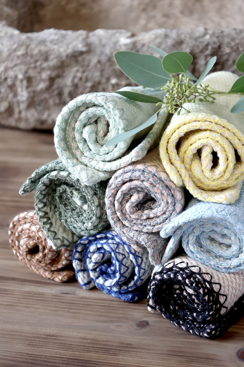 Chic Antique Aix Spültuch Verte & Creme jacquardgewebt