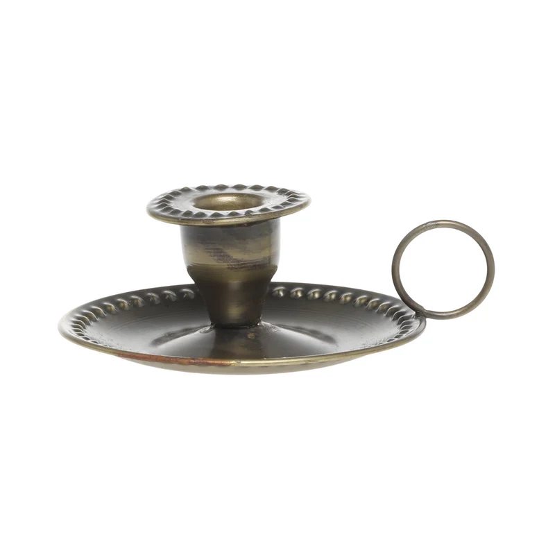 Chic Antique Kammerleuchter Antique Messing