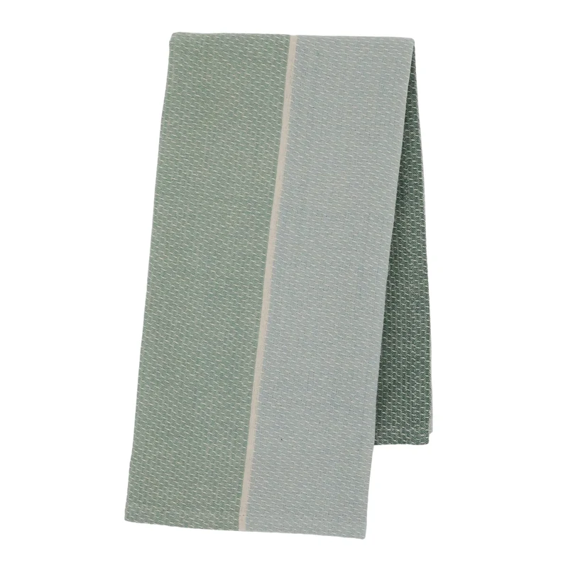 Chic Antique Aix Geschirrtuch mit Streifen Verte & Sky Blue