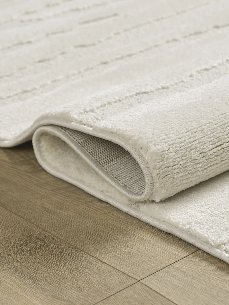 Kurzflor-Teppich organische Formen - Polypropylen-Polyester-Mix, 15 mm Gesamthöhe