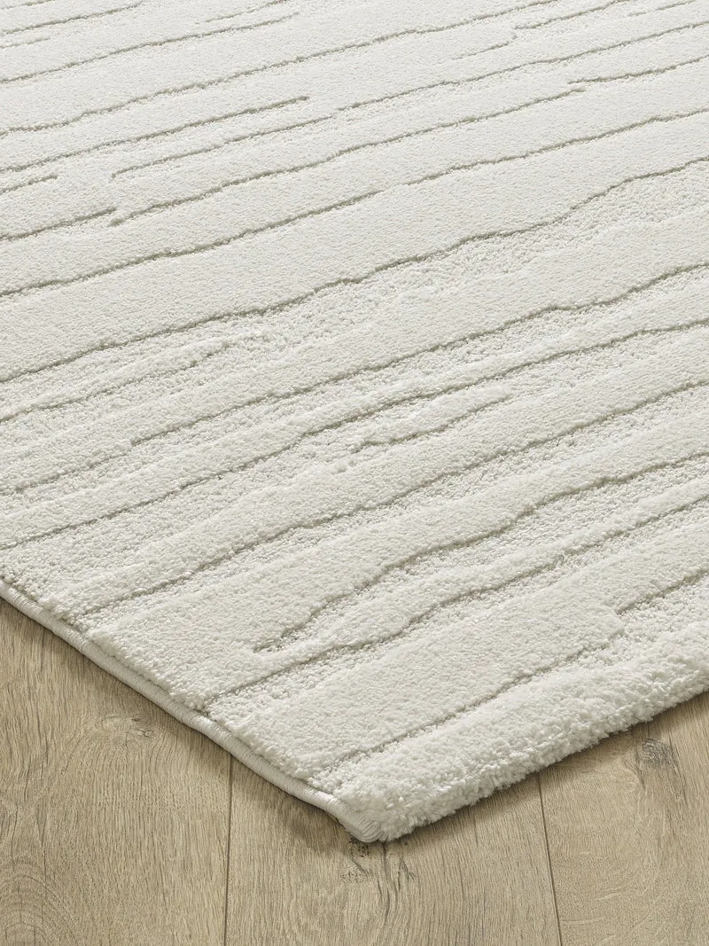 Kurzflor-Teppich organische Formen - Polypropylen-Polyester-Mix, 15 mm Gesamthöhe