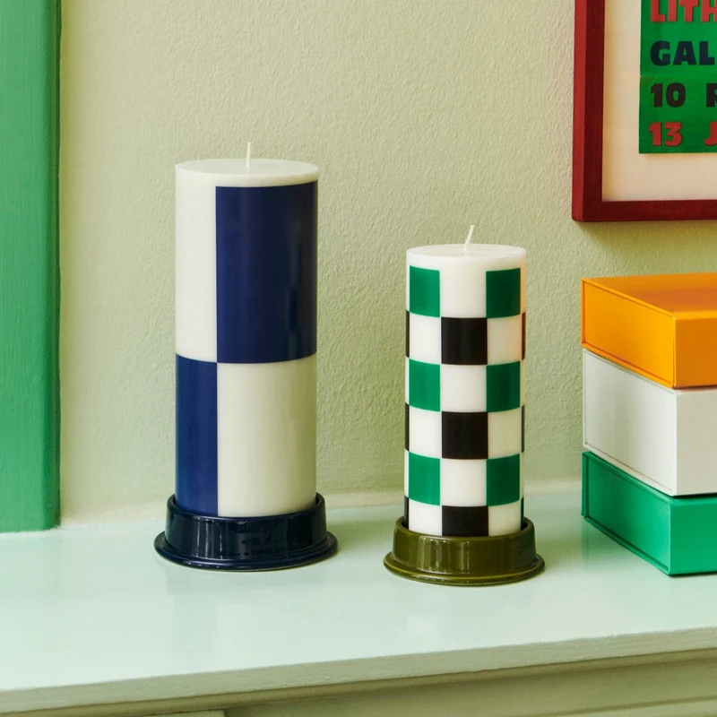 Hay Column Candles