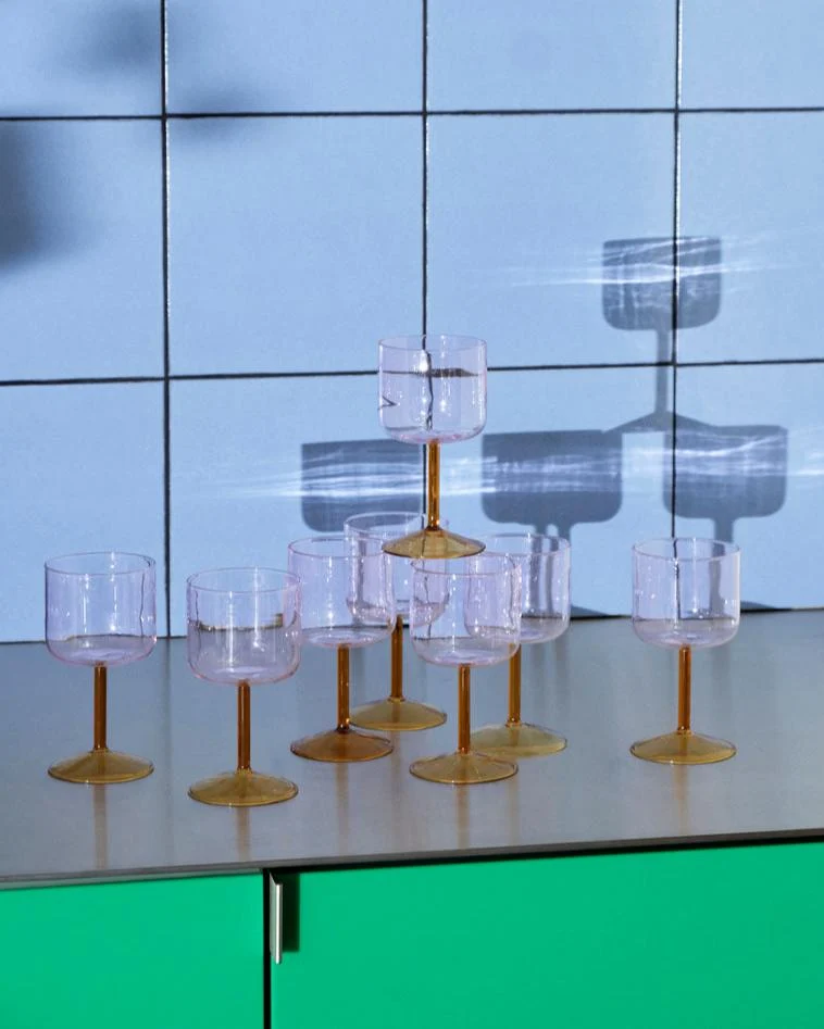 Hay Tint Wine Glasses set van 2