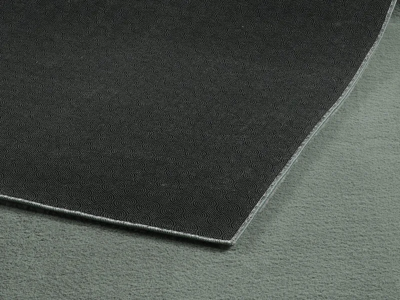 Kurzflor-Teppich Uni plüschig - Polyester, 14 mm Gesamthöhe