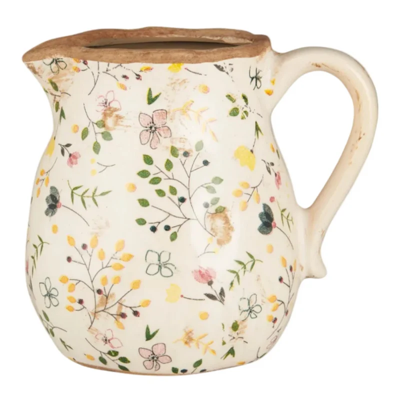 Ib Laursen Vase mit Henkel Meadow Blossom