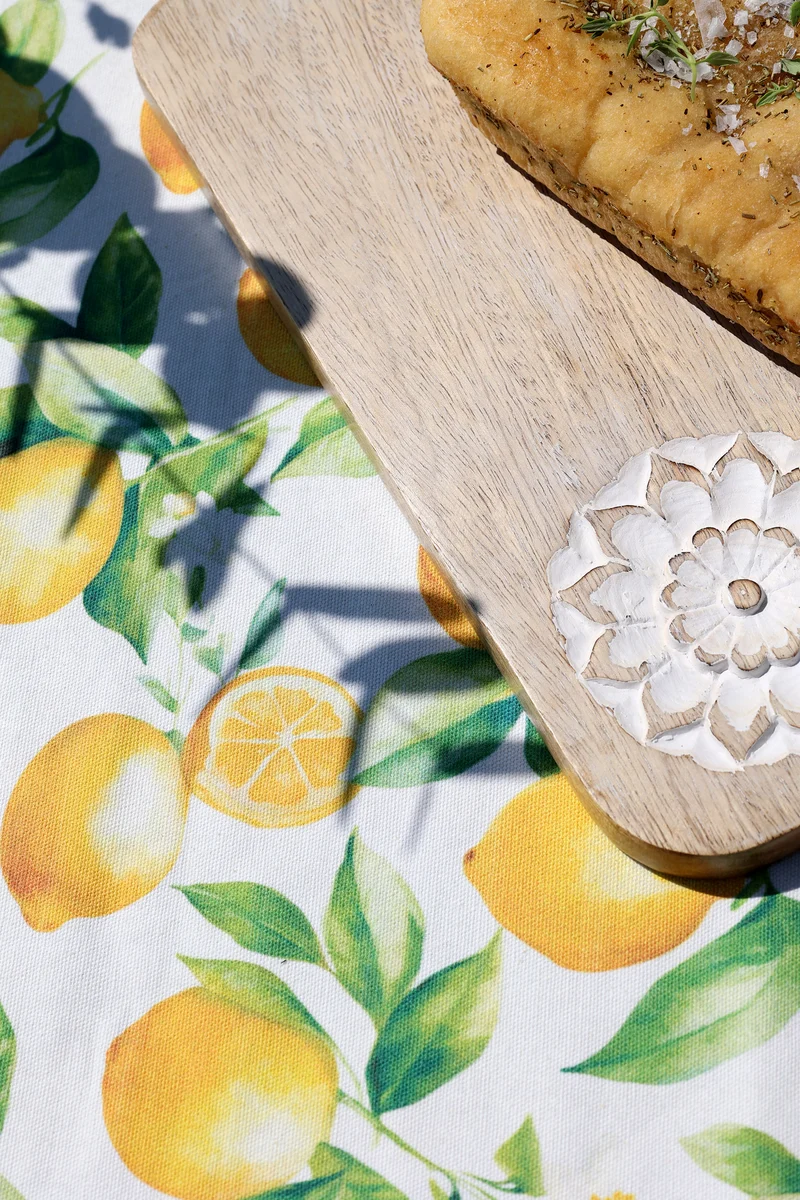 Chic Antique Aix Tischdecke mit Zitronen