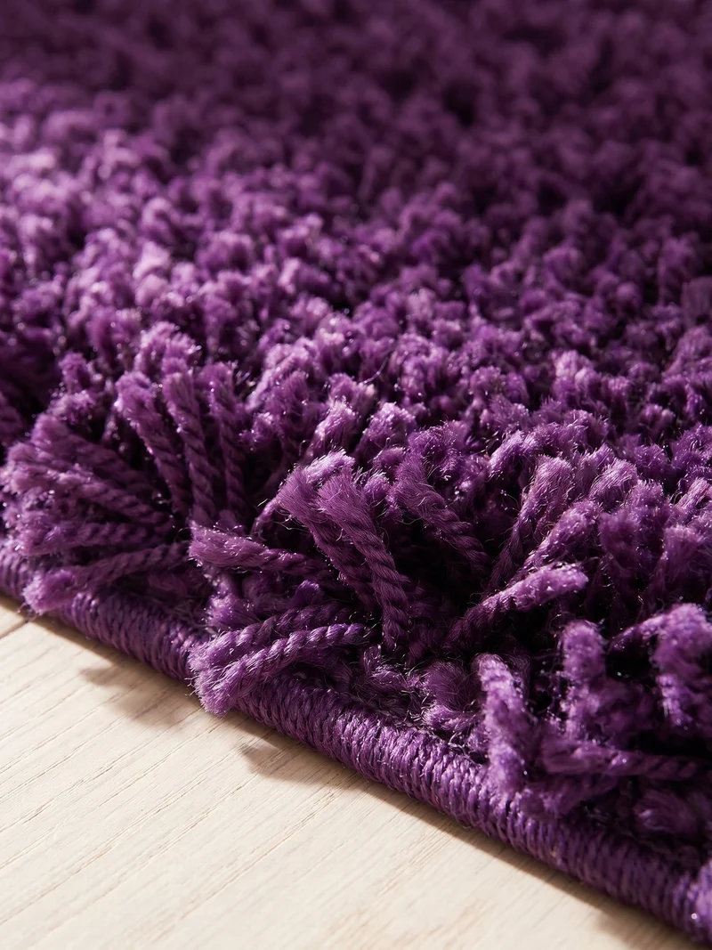 Shaggy Hochflor-Teppich – Lebhafte Akzente | 3 cm Florhöhe waschbar