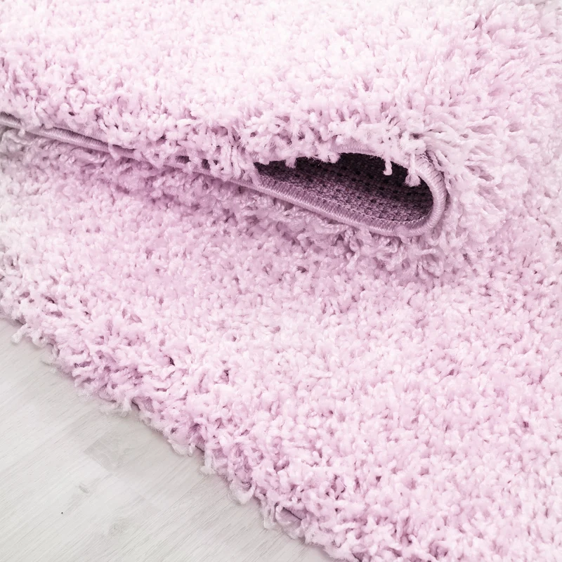 Shaggy Hochflor-Teppich – Lebhafte Akzente | 3 cm Florhöhe waschbar