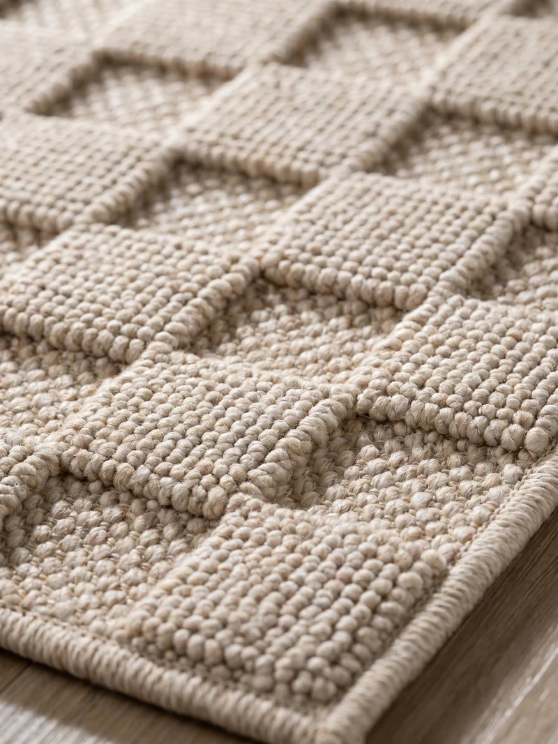 Flachgewebe-Teppich Schachbrett Grafisch Pflegeleicht