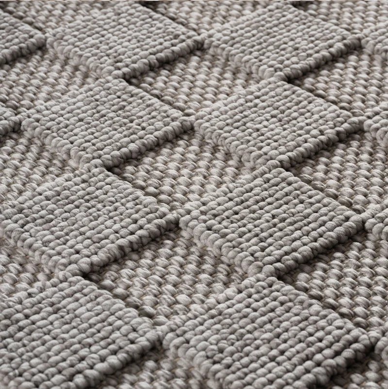 Flachgewebe-Teppich Schachbrett Grafisch Pflegeleicht