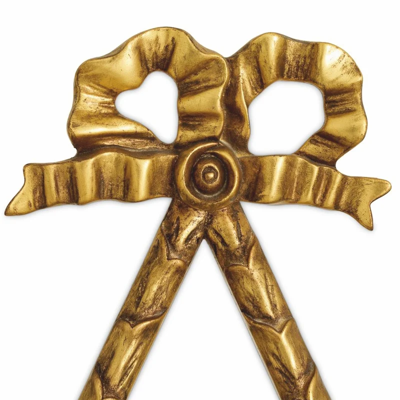 Casa Padrino Luxus Barock Mahagoni Spiegel Antik Gold H. 111 cm - Barockstil Wandspiegel - Barock Möbel