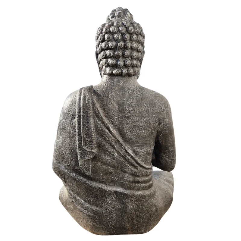Dekorative Figur BUDDHA PROTECT 120cm anthrazit Garten Indoor