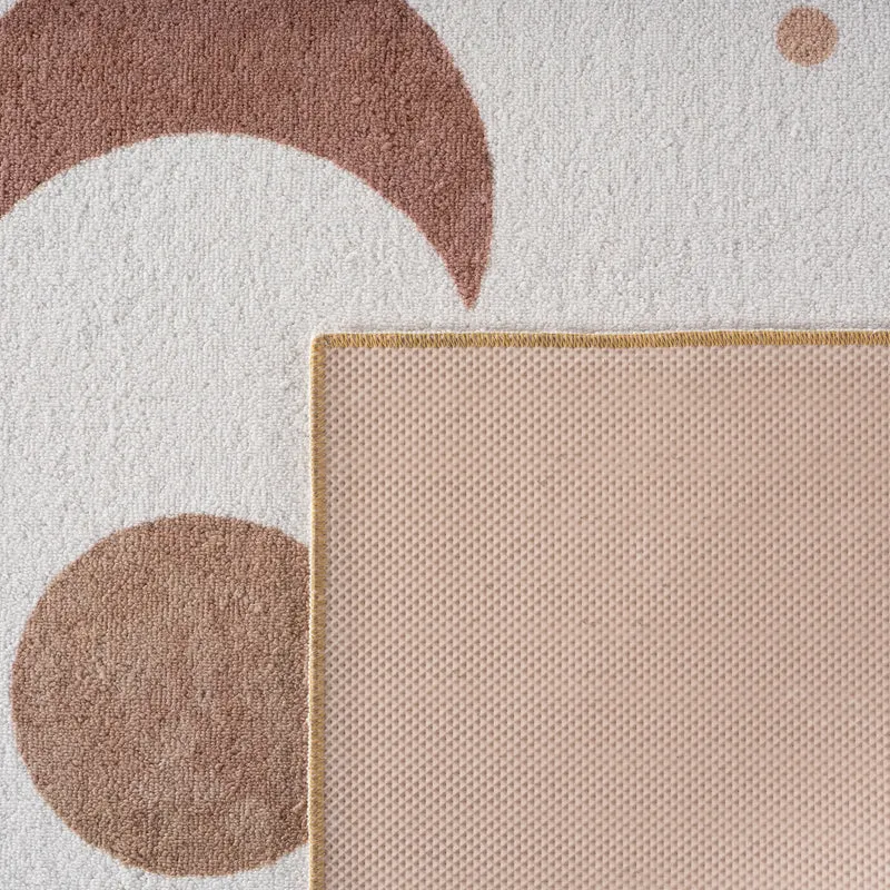 Kinderteppich Mond & Sterne Boho Waschbar