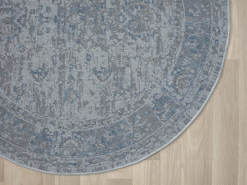 Teppich HERIZ rund multi-color 120 x 120 cm