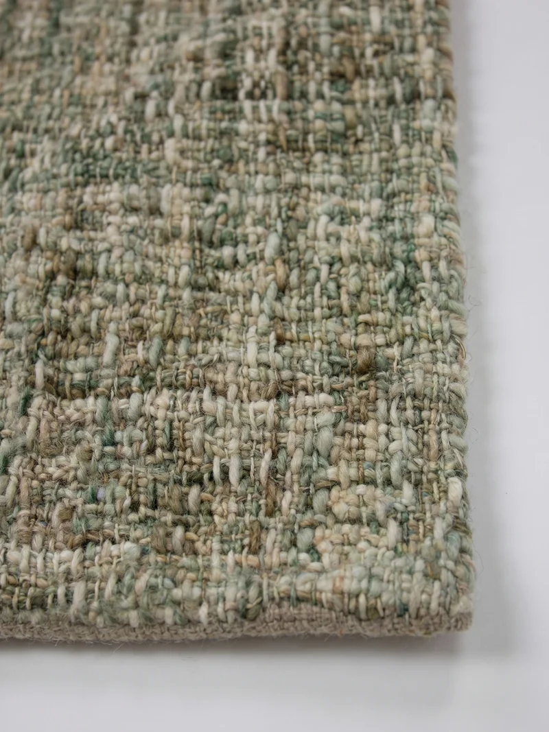 Wollteppich Tweed-Heather Bouclé · 100 % Schurwolle · Handgewebt · Multi-Tonal