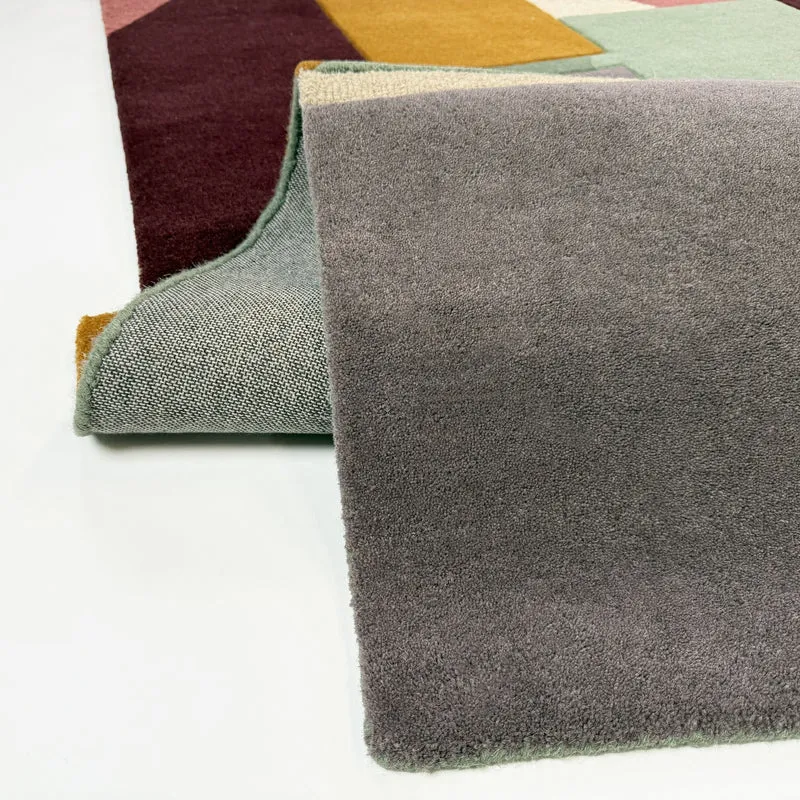 Wollteppich Retroform handgetuftet · 100 % Wolle · 10 mm