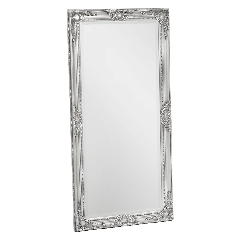 Spiegel LEANDOS barock silber-antik 120x60cm
