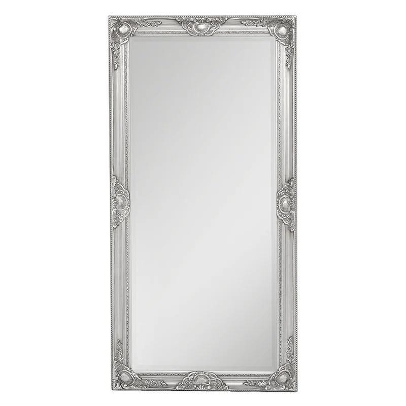 Spiegel LEANDOS barock silber-antik 120x60cm