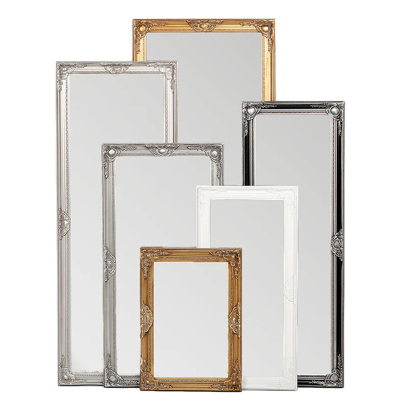 Spiegel LEANDOS barock silber-antik 120x60cm