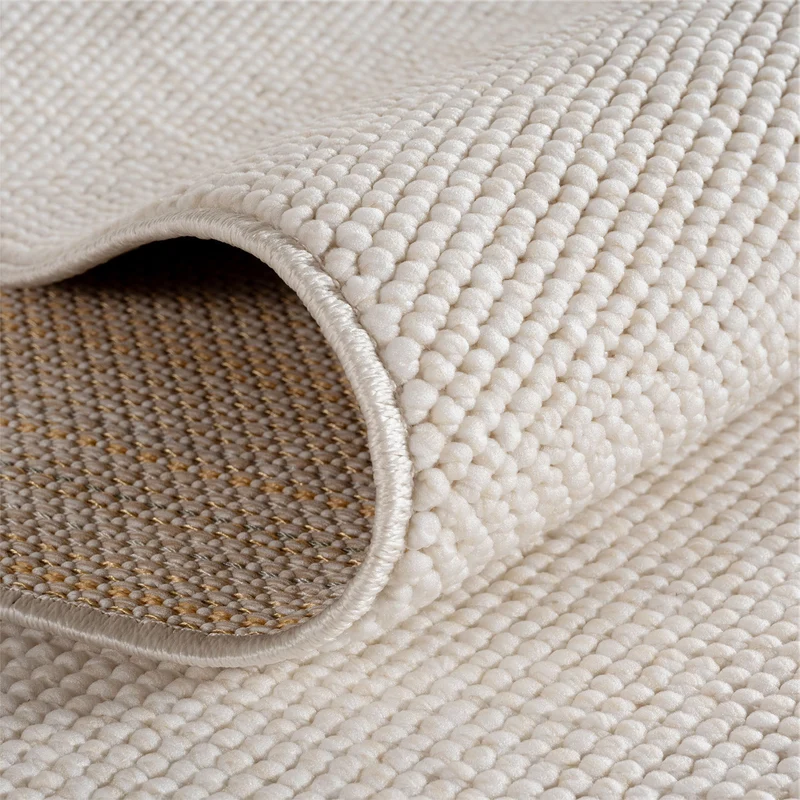 Flachgewebe-Teppich Berber-Tradition Uni meliert Pflegeleicht