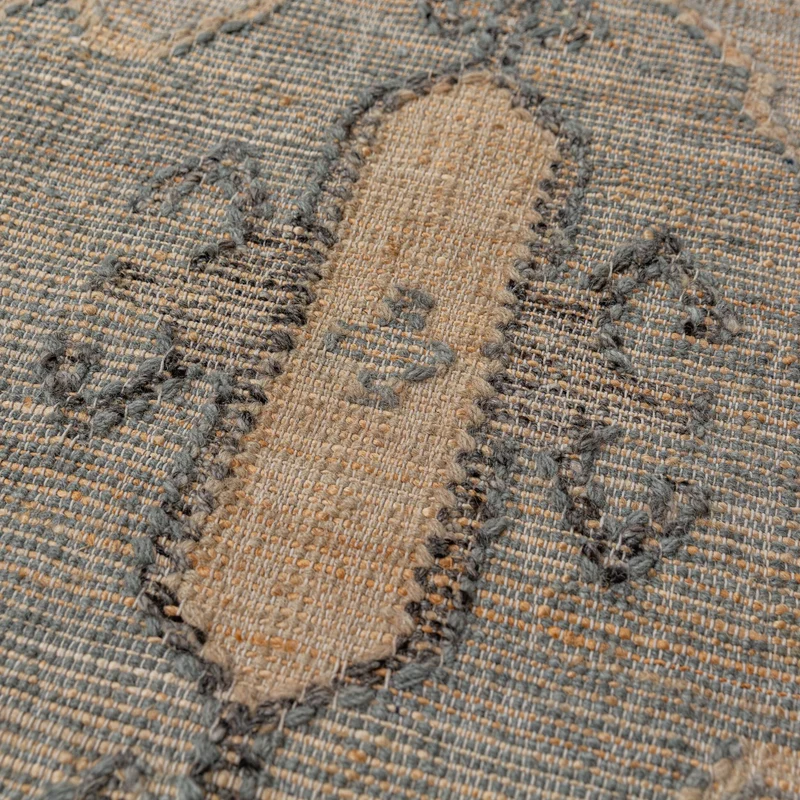 Flachgewebe-Naturfaserteppich Vintage · Wolle & Jute · handgewebt