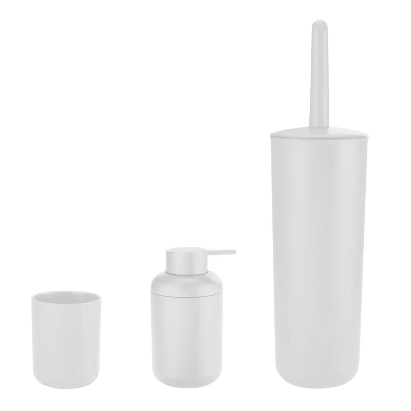 Bad-Accessoire-Set KELLY Weiß 3-teilig