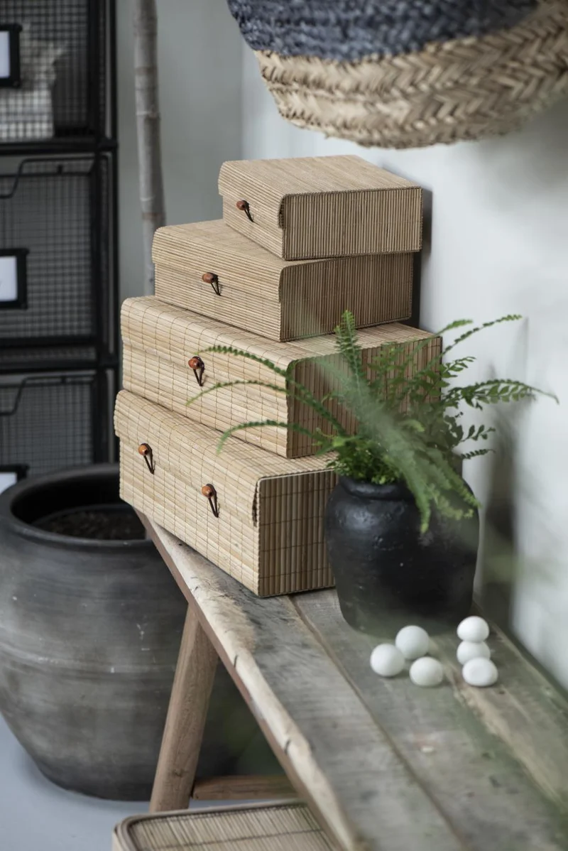 Ib Laursen UNIKA Bank aus Holz – Natur