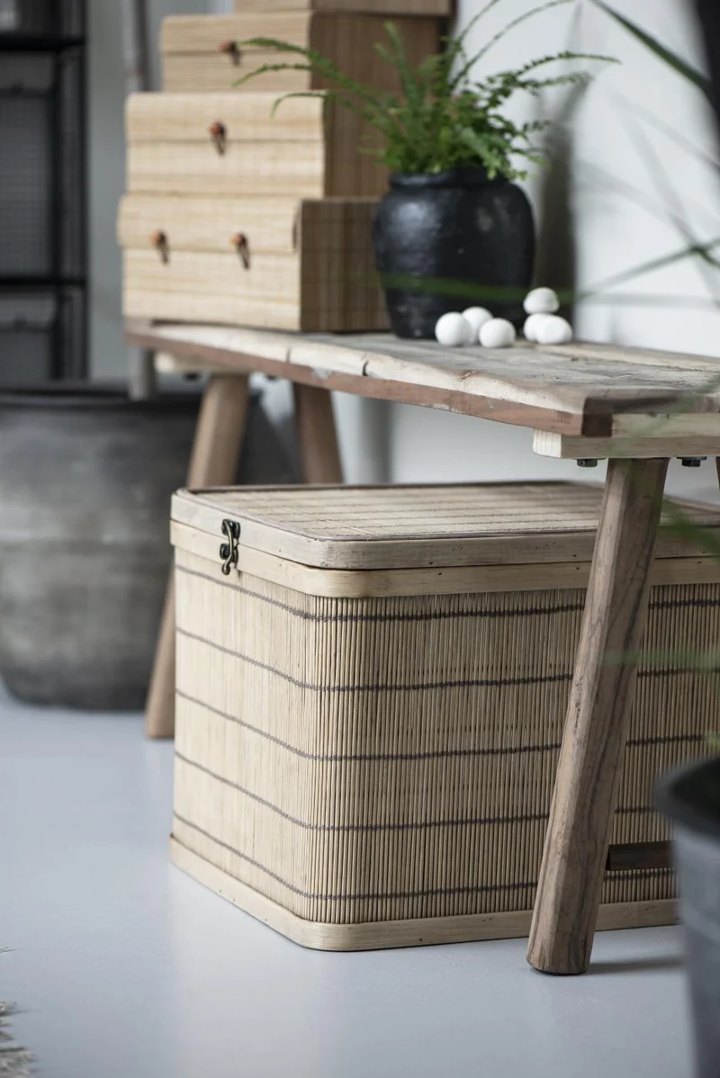 Ib Laursen UNIKA Bank aus Holz – Natur