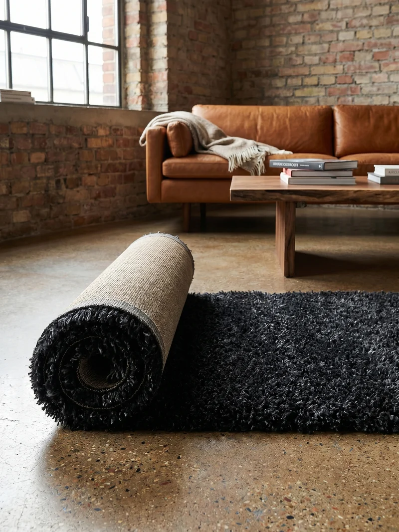 Shaggy Hochflor-Teppich – Moderne Grautöne | 5 cm Florhöhe extra weich