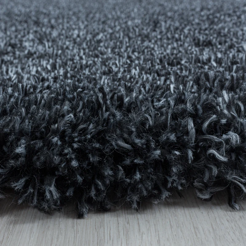 Shaggy Hochflor-Teppich – Moderne Grautöne | 5 cm Florhöhe extra weich