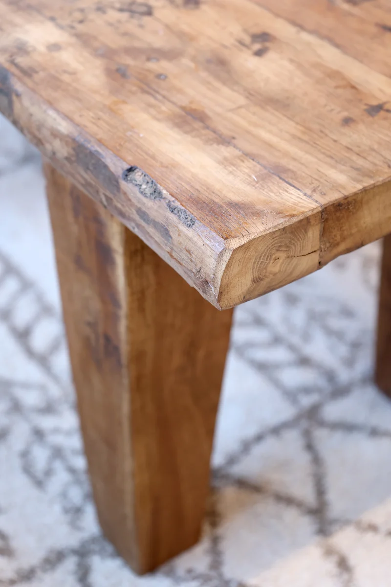 Chic Antique Grimaud Sofatisch aus Recyclingholz – Natur