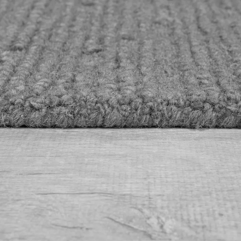 Wollteppich Boucle, Unifarben, Strapazierfähig, natürlich & pflegeleicht