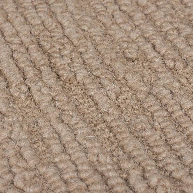 Wollteppich Boucle, Unifarben, Strapazierfähig, natürlich & pflegeleicht