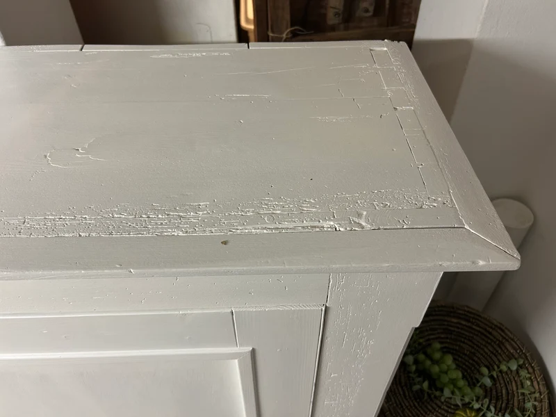 Antikes Vertiko Eintürer Shabby Chic