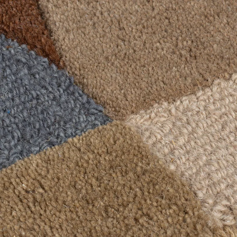 Wollteppich Kreis Wellenform, Wohnzimmer