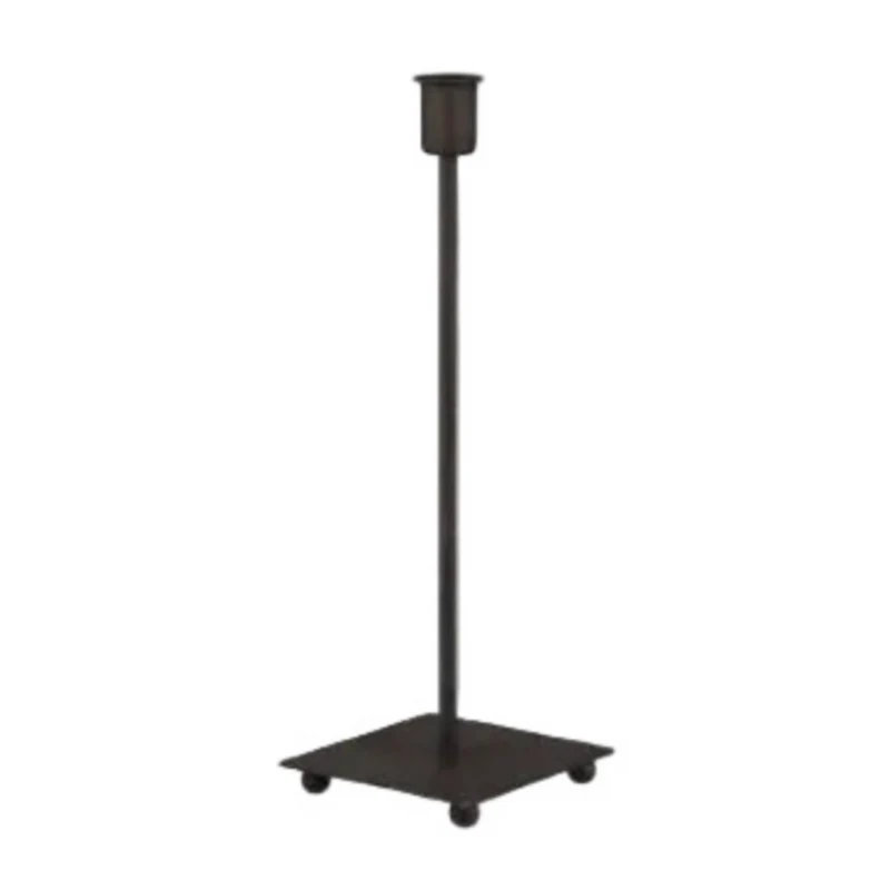 Ib Laursen Kerzenhalter Square Schwarz