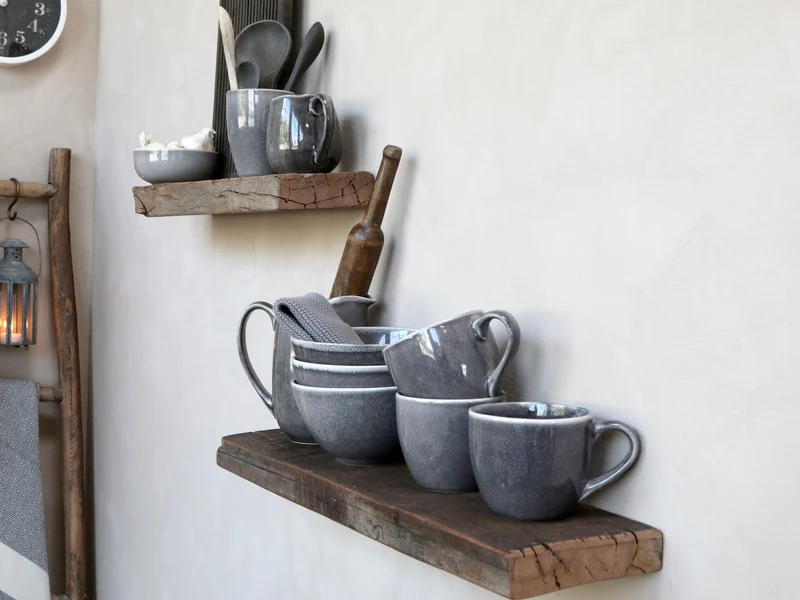 Chic Antique Grimaud altes Holzregal