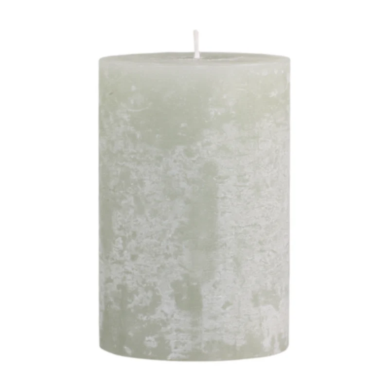 Chic Antique – Macon Stumpenkerze rustikal 90 Std. (Grün)