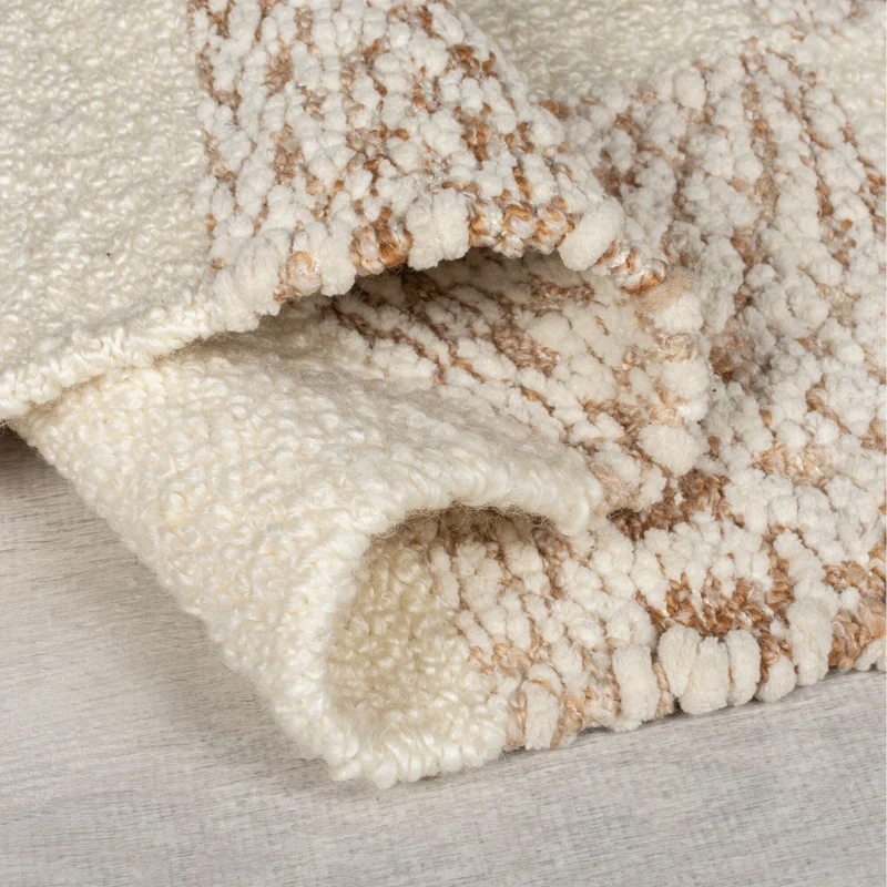 Teppich Kurzflor Karo Muster, Geometrisch, Wohnzimmer