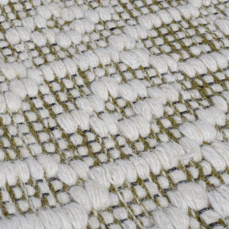 Teppich Wolle Kurzflor Diamant Muster, Wohnzimmer