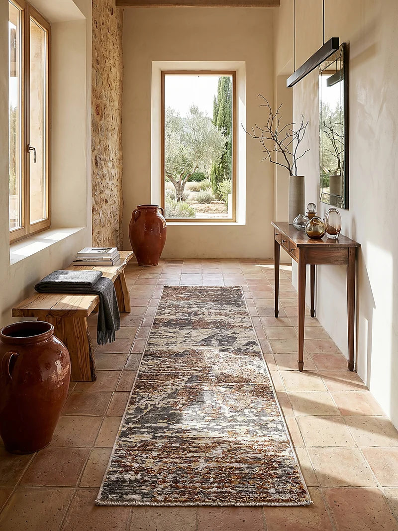 Teppich Kurzflor Modern Abstrakte Motive, Wohnzimmer