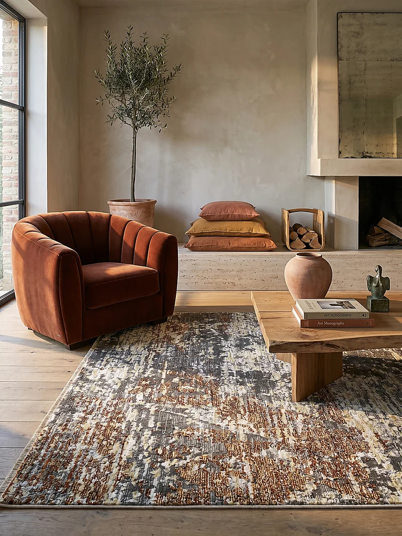 Teppich Kurzflor Modern Abstrakte Motive, Wohnzimmer