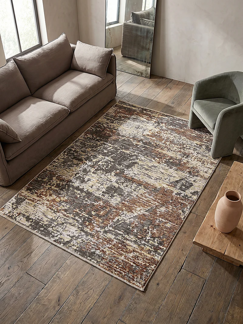 Teppich Kurzflor Modern Abstrakte Motive, Wohnzimmer