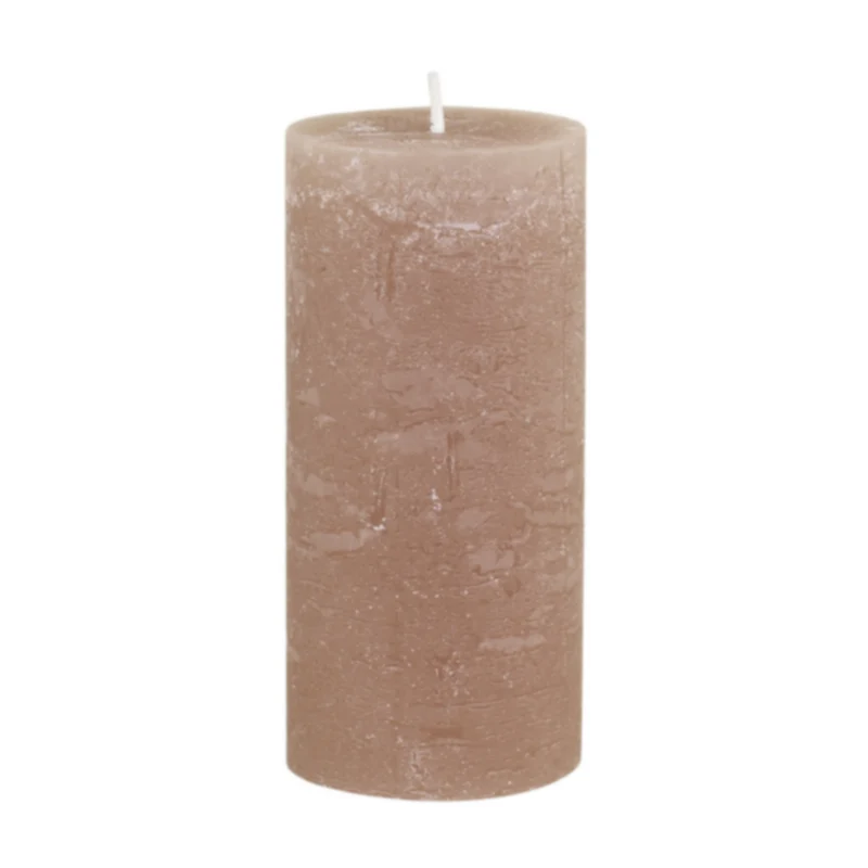 Chic Antique – Macon Stumpenkerze rustikal 60 Std. (Rost)