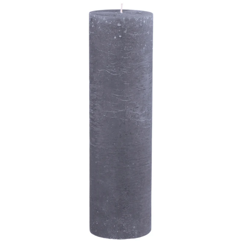 Chic Antique – Macon Stumpenkerze rustikal 210 Std. (Stone)