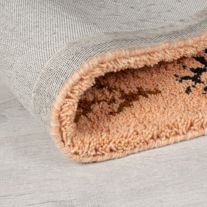 Wollteppich Hochflor Rauten, Ethno (Berber), Schlafzimmer